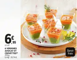 E.Leclerc Drive Verrines avocat et crevettes offre