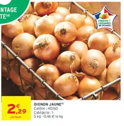 Intermarché Contact OIGNON JAUNE offre