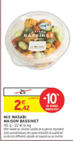 Intermarché Contact MAISON BASSINET MIX WASABI offre