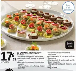 E.Leclerc Drive 32 CANAPÉS TRAITEUR offre