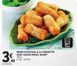 E.Leclerc Drive NEMS COCKTAIL À LA CREVETTE AVEC SAUCE NUOC MAM offre
