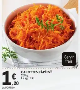 E.Leclerc Drive CAROTTES RÂPÉES offre