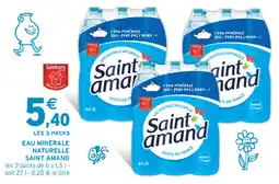 Intermarché Contact Saint amand EAU MINÉRALE NATURELLE offre