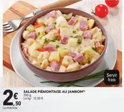 E.Leclerc Drive SALADE PIÉMONTAISE AU JAMBON offre