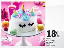 E.Leclerc Drive GÂTEAU 3D LICORNE offre