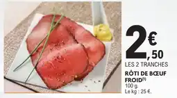 E.Leclerc Drive RÔTI DE BŒUF FROID offre