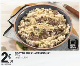 E.Leclerc Drive Risotto aux champignons offre