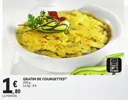 E.Leclerc Drive GRATIN DE COURGETTES offre