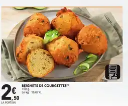 E.Leclerc Drive BEIGNETS DE COURGETTES offre