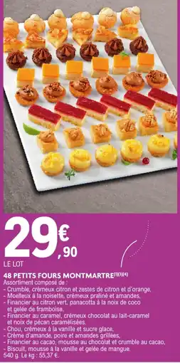 E.Leclerc Drive PETITS FOURS MONTMARTRE offre