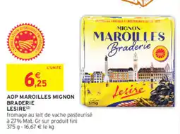 Intermarché Contact Lesire Maroilles Mignon offre