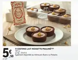 E.Leclerc Drive AMIGI CESTINIS LAIT NOISETTE PRALINÉ offre