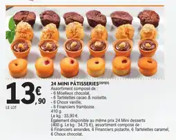E.Leclerc Drive 24 MINI PÂTISSERIES offre