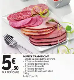 E.Leclerc Drive BUFFET TRADITION offre