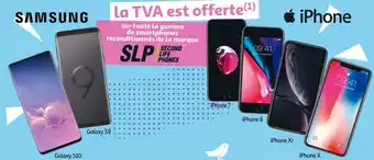 Auchan Slp bon plan sur toute la gamme de smartphones reconditionnés de la marque slp offre
