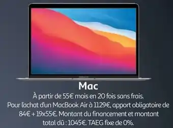 Auchan Apple mac offre