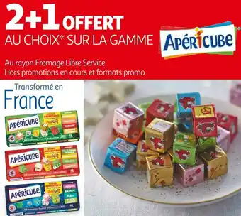 Auchan Apéricube bon plan sur la gamme apéricube offre