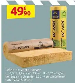 Mr Bricolage Isover Laine de verre offre