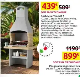 Mr Bricolage Barbecue Tenerif 2 offre