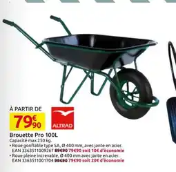 Mr Bricolage Altrad brouette pro offre