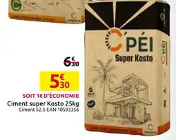 Mr Bricolage Ciment super kosto offre