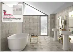 Mr Bricolage Mosaïque en travertin Caramel offre
