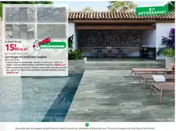 Mr Bricolage Sagano Carrelage sol extérieur offre