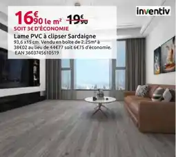 Mr Bricolage inventiv Lame PVC à clipser Sardaigne offre