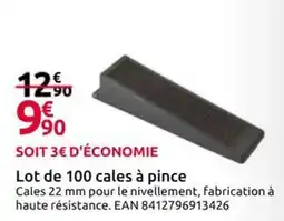 Mr Bricolage Cales à pince offre