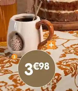 b&m Mug citrouille avec hérisson incrusté offre