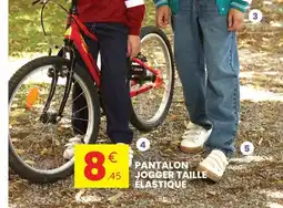 Stokomani Pantalon jogger taille élastique offre