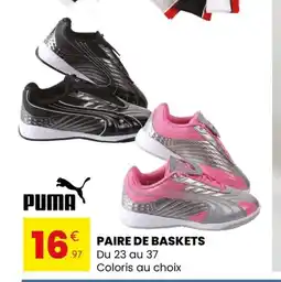 Stokomani Puma paire de baskets offre