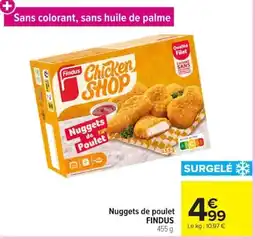 Carrefour FINDUS Nuggets de poulet offre