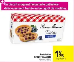 Carrefour BONNE MAMAN Tartelettes offre