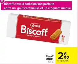 Carrefour Biscoff LOTUS offre
