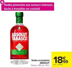 Carrefour ABSOLUT TABASCO offre