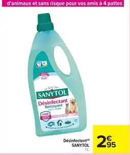 Carrefour SANYTOL Désinfectant offre