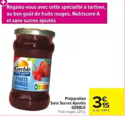 Carrefour GERBLE Fruits rouges offre