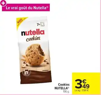 Nutella cookies