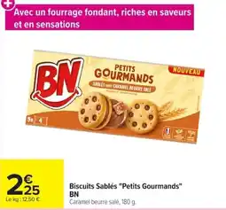 Carrefour BN Biscuits Sablés "Petits Gourmands" offre