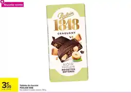 Carrefour Market POULAIN 1848 Tablette de chocolat offre