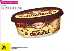 Carrefour Market Président beurre aux pépites de chocolat offre