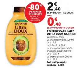 U Express GARNIER Ultra DOUX offre