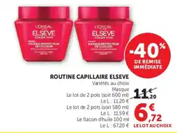 U Express L'ORÉAL ELSEVE COLOR VIVE offre