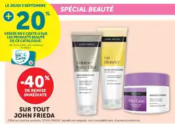 Super U John frieda offre
