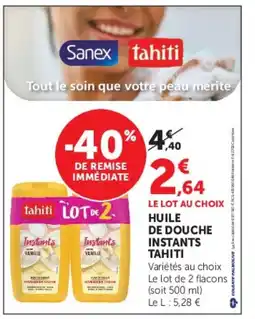 Super U Sanex tahiti offre