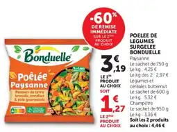 U Express Bonduelle Poêlée Paysanne offre