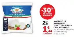 Super U CASA AZZURRA Mozzarella offre