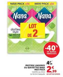 U Express Nana protege lingeries offre