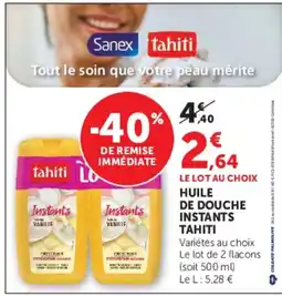 U Express Sanex tahiti offre